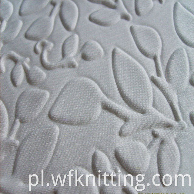 Printed 3d Emboss Scuba Jersey Fabric